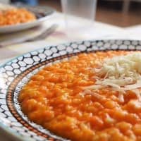 Risotto con crema de calabaza paso 7