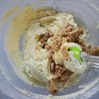 Ricotta cheese and tuna sauerkraut step 3
