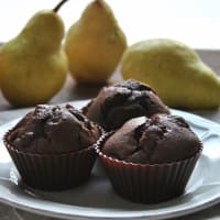 Muffins leggeri al cacao e pere step 6