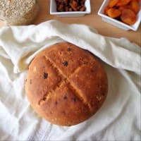 Bread with muesli step 6