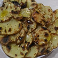 Grilled potatoes