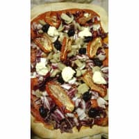 vegetariana rica pizza