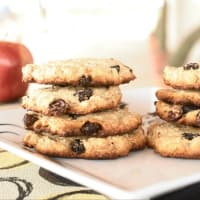 Coconut and apple biscuits