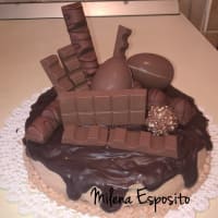 Pastel de goteo Kinder