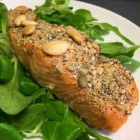 Salmon Fillet In Mixed Seed Crust