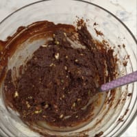 Brownies de aguacate paso 3