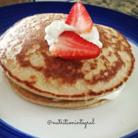 Pan cakes de avena y yogurt