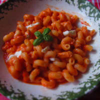 Pasta alla Sorrento (en la sartén)