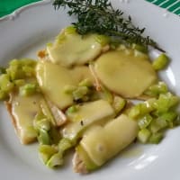 Scaloppine di pollo filanti alle zucchine