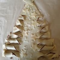 Puff pastry tree and nutella step 2