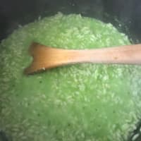 Risotto with peas step 3