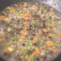 Zuppa di quinoa e ceci neri step 3