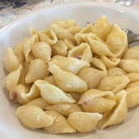 Conchiglie burro e pancetta