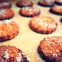 Vegan coconut cookies step 1