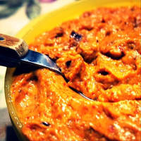 Ajvar sauce: a cream of peppers and aubergines typical of the Balkans step 3