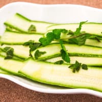 carpaccio of zucchini