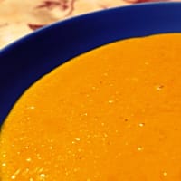 Cream of red lentils and turmeric