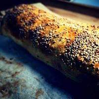 Stuffed vegetable pocket, aromatic bread and mozzarella veg step 2