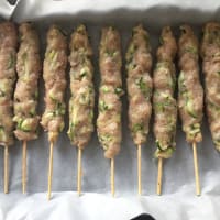 de pollo y calabacín luz arrosticini paso 2