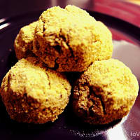 Lentil balls and baked potatoes step 4