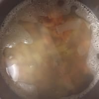 Rigatoni with zucchini cream and shrimp step 3