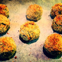 Arancine di riso agli spinaci cotte al forno step 3