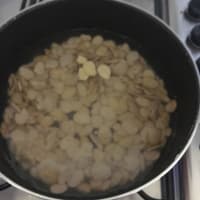 Broad beans and chicory step 1