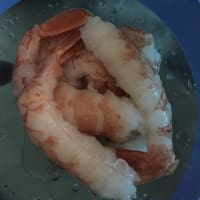 Prawns with whiskey and bergamot step 1