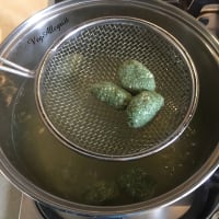 Pan Of Green Gnocchi step 6