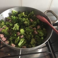 Lasagna with sausage and broccoli step 8