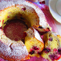 Donut y bayas de Mascarpone