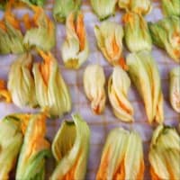 Focaccia Stracchino And Zucchini Flowers step 1
