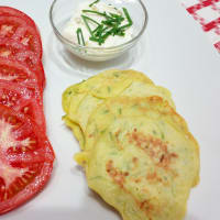 Panqueques salados con calabacín