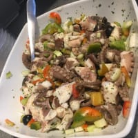 Summer octopus salad