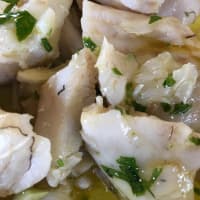 Cod with lemon