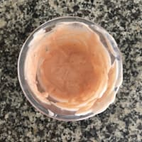 Tiramisú con duraznos de fitness paso 2