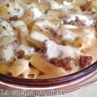 Pasta al horno en blanco Pasta al horno en blanco