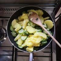Potatoes, Zucchini and Oreegano step 3