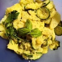 Potatoes, Zucchini and Oreegano