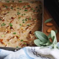 Crepes al horno con verduras de temporada