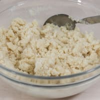 Amaretti granulado paso 1