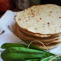 Piadina integral con semillas