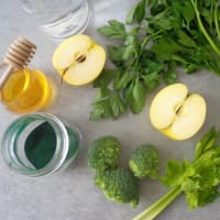 Green smoothie for a charge of vitamins