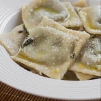 Mushroom ravioli! step 13