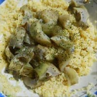 Cous Cous Con Alcachofas paso 5