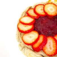 Crostata proteica alle fragole step 3