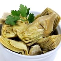 Artichokes with vinegar and wine