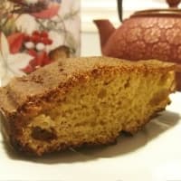 Bundt cake with orange juice and grapefruit