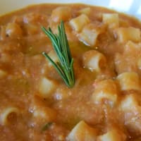 Pasta and chickpeas