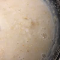 Crema de arroz integral paso 1